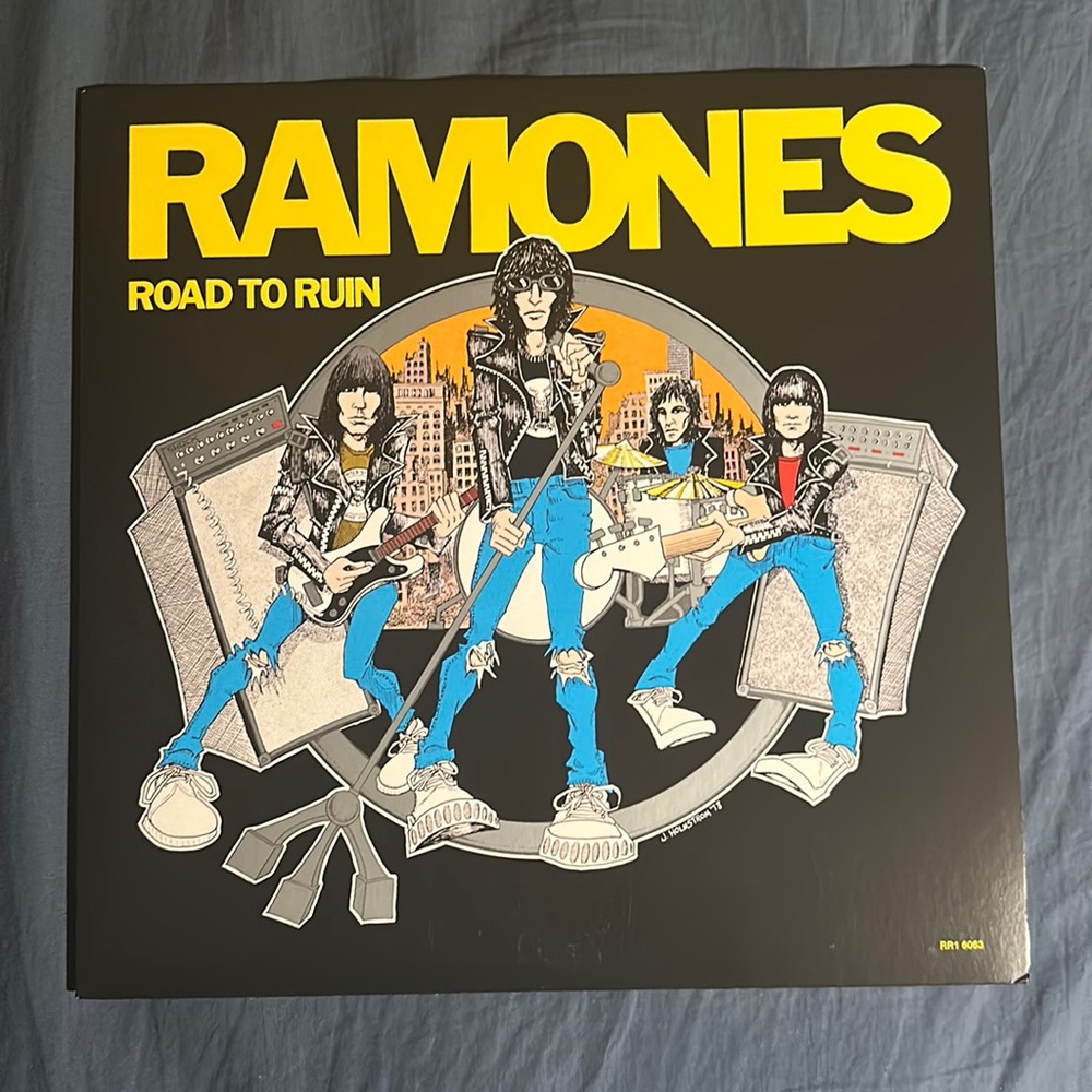 60s Garage Rock Band RAMONES ROAD TO RUN VINYL